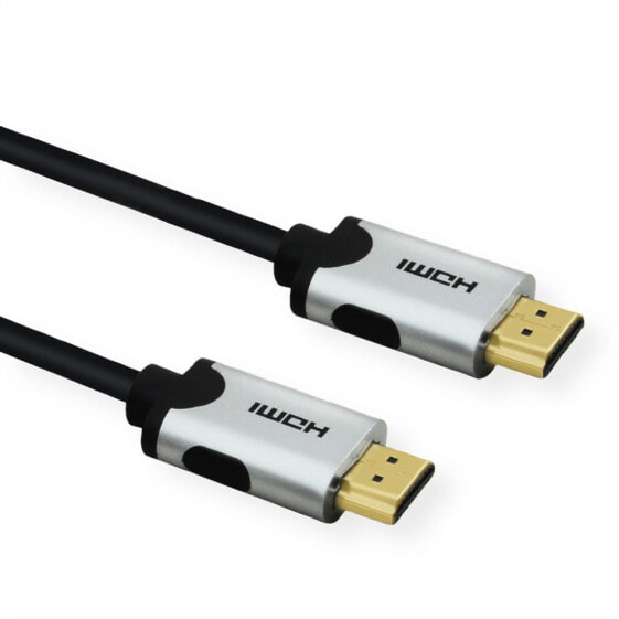 VALUE 11.99.5942, 2 m, HDMI Type A (Standard), HDMI Type A (Standard), 3D, Black