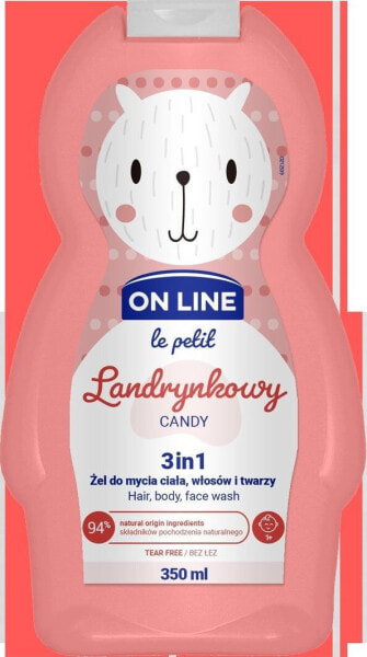 On Line Le Petit Hard Candy Увлажняющий детский гель 3в1 с ароматом сладких конфет 350 мл