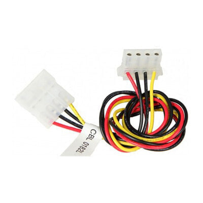 Supermicro Power extension - 0.4 m - Molex (4-pin) - Molex (4-pin) - Female - Female - Nickel