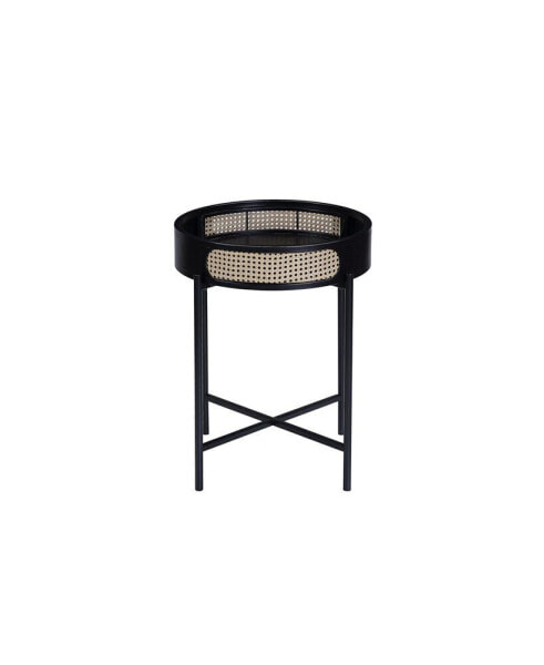 Colson End Table, Black Finish