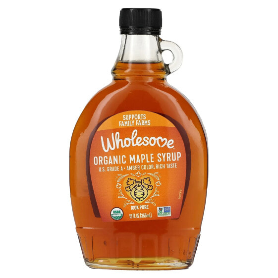 Organic Maple Syrup, Amber, 12 fl oz (355 ml )