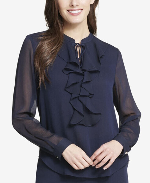 Блузка с завязками Tommy Hilfiger для женщин