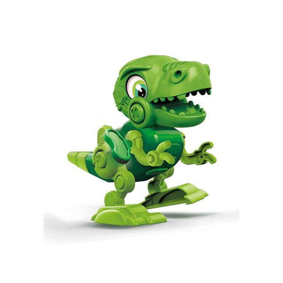 CLEMENTONI Construction Dino Bot T-Rex Easy To Assemble Thanks To The Tools Included 20x20x6 cm Game