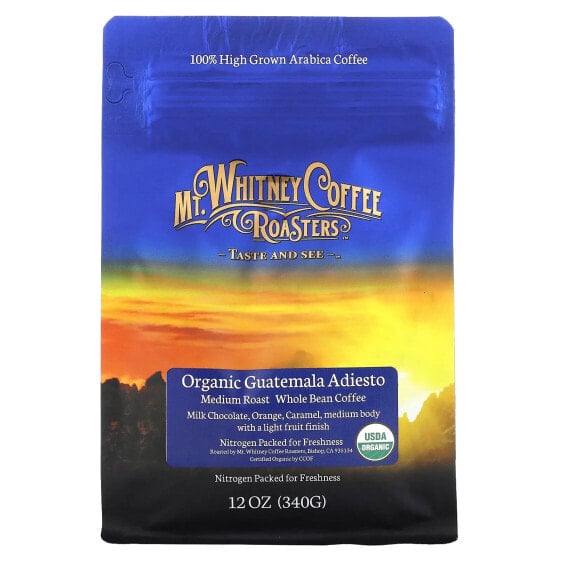 Кофе молотый Organic Guatemala Adiesto, Mt. Whitney Coffee Roasters 340 г