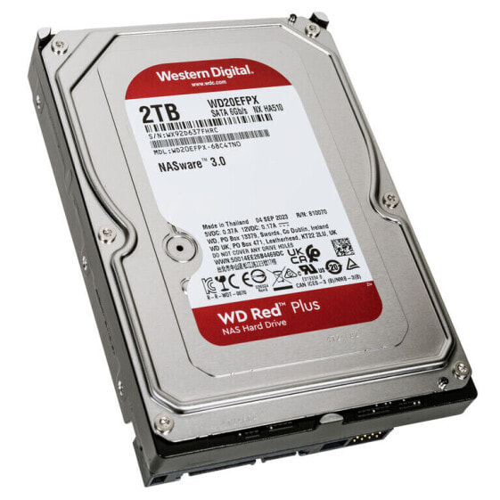 Western Digital Red Plus, SATA 6G, Intellipower - 3,5 Zoll, 2 TB