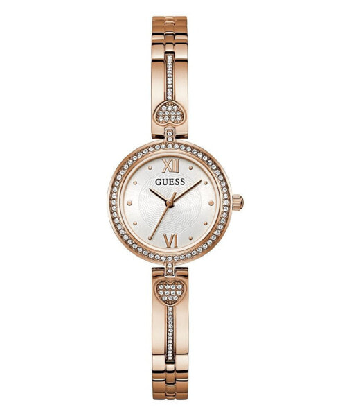 Women's Analog Rose Gold-Tone Stainless Steel Watch 27mm