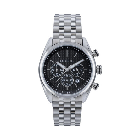 Мужские часы Breil TW1986 Чёрный Серебристый (Ø 43 mm)