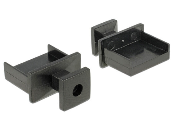 Delock 64009 - USB Type-A - Black - Acrylonitrile butadiene styrene (ABS) - 13.1 mm - 16.4 mm - 7 mm