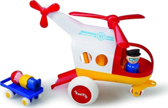 Игрушечный вертолет Viking Toys HELIKOPTER AMBULANS с фигурками JUMBO