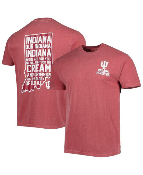 Men's Crimson Indiana Hoosiers Hyperlocal T-shirt