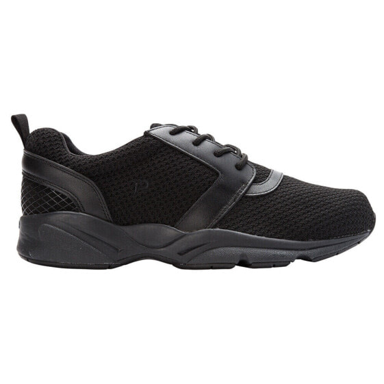 Propet Stability X Walking Mens Black Sneakers Athletic Shoes MAA012M-BLK