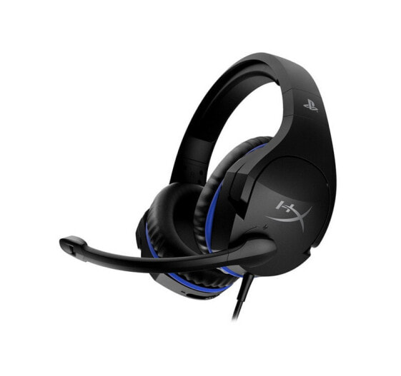 HP HyperX Cloud Stinger – Gaming-Headset – PS5-PS4 (schwarz-blau), Kabelgebunden, Gaming, 18 - 23000 Hz, 275 g, Kopfhörer, Schwarz, Blau