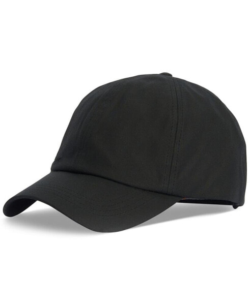 Men's Logo Embroidered Waxed Sports Cap