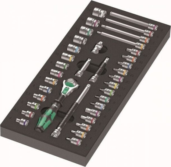 Wera WKŁADKA PIANKOWA ZYKLOP 1/4'' 8000 A, SET 1, 37CZ. (1 KPL)