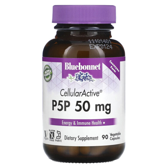 Витамины группы B Bluebonnet Nutrition CellularActive P-5-P, 50 мг, 90 капсул