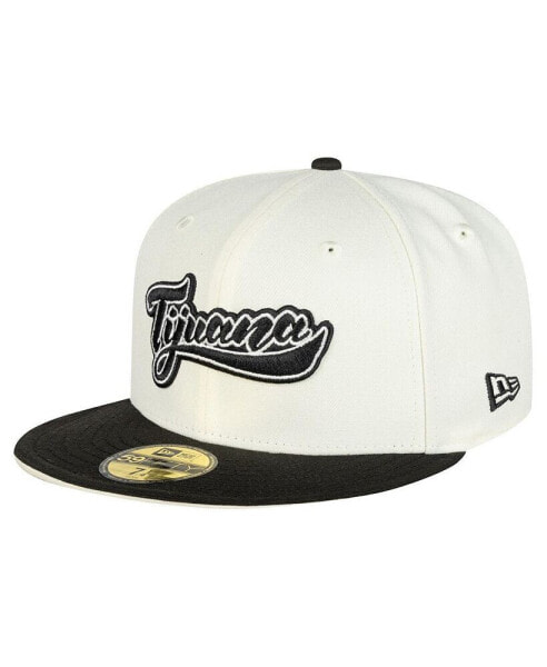 Men's White/Black Tijuana Toros Mexico League On Field 59FIFTY Fitted Hat