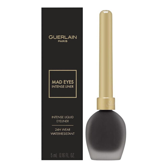 Подводка для глаз GUERLAIN Mad Eyes жидкая интенсивная #01-глянцевый черный