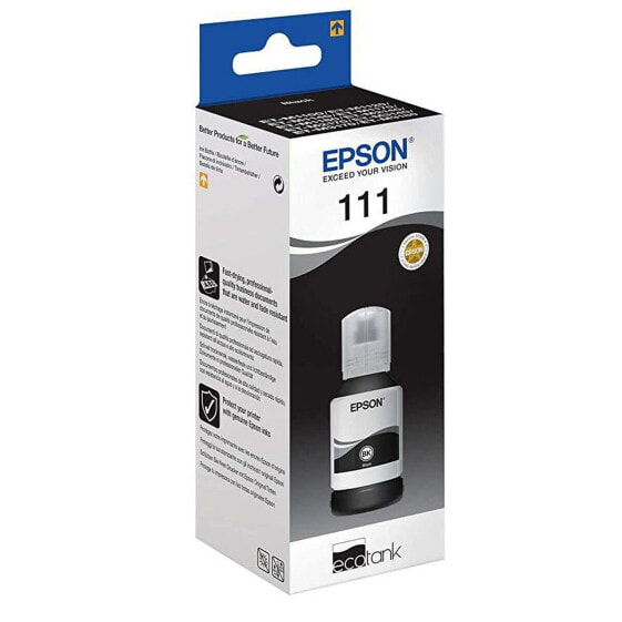 Оригинальные чернила Epson 111 EcoTank ink bottle Чёрный