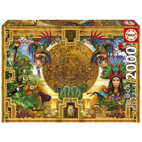 EDUCA BORRAS 2000 Pieces Aztec Mayan Montage Puzzle