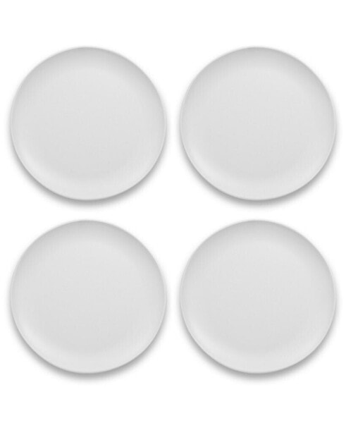 Matte Craft Coupe Melamine Dinner Plates, Set of 6