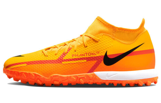 Бутсы футбольные Nike Phantom GT2 Academy DF TF оранжево-черные 808-808