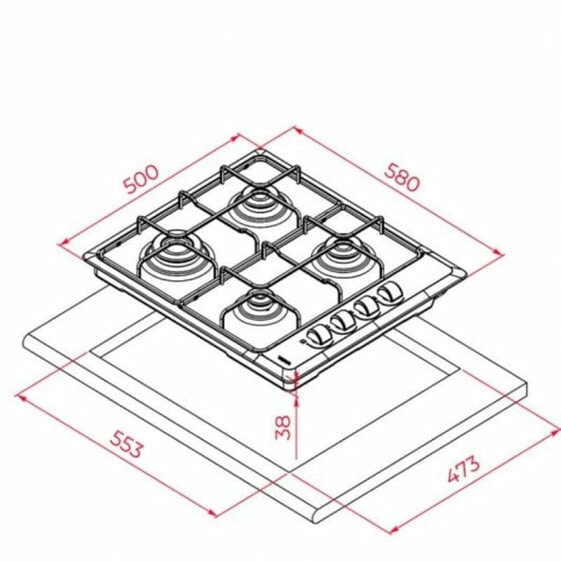 Газовая панель Teka HLX 640