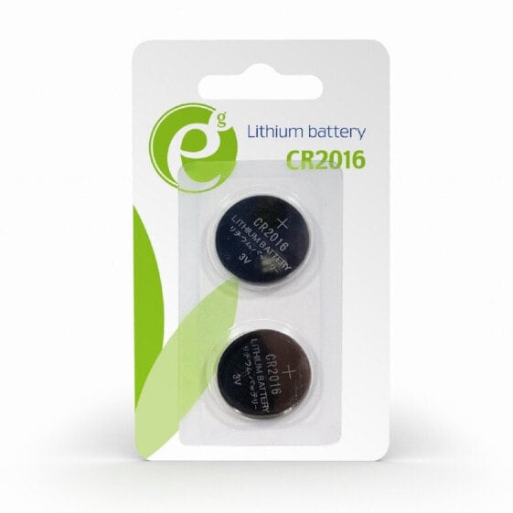 Gembird EG-BA-CR2016-01 - Single-use battery - CR2016 - Lithium - 3 V - 2 pc(s) - 1.5 mm