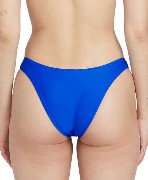 Juniors' Simply Solid V-Waist Bikini Bottoms