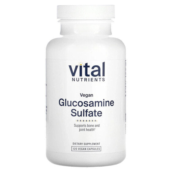 Vital Nutrients, Веганский сульфат глюкозамина, 120 веганских капсул