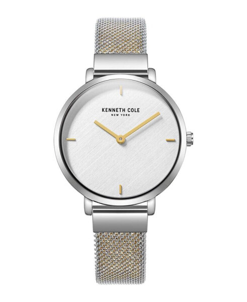 Часы и аксессуары Kenneth Cole New York Женские классические стальные двухцветные часы Modern, 34мм