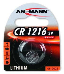 Ansmann 3V Lithium CR1216 - Single-use battery - CR1216 - Lithium - 3 V - 1 pc(s) - Silver