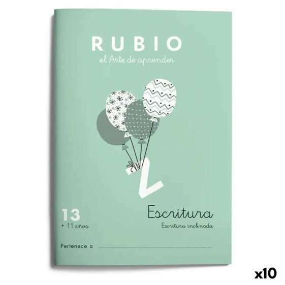 Тетрадь для письма и каллиграфии Rubio Nº13 A5 испанский 20 листов (10 штук)