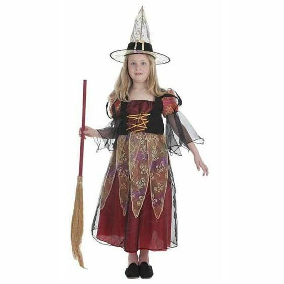 Маскарадные костюмы для детей Бордовый Ведьма (2 Предметы)