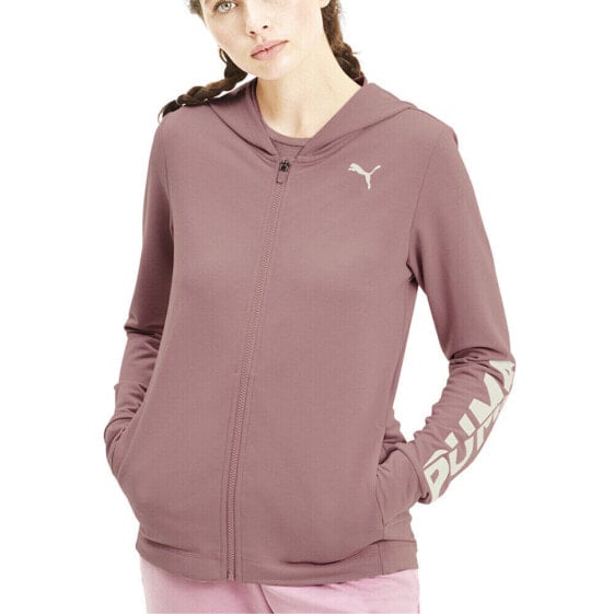 Puma Modern Sports Logo Full Zip Hoodie Womens Size M Casual Outerwear 58527516
