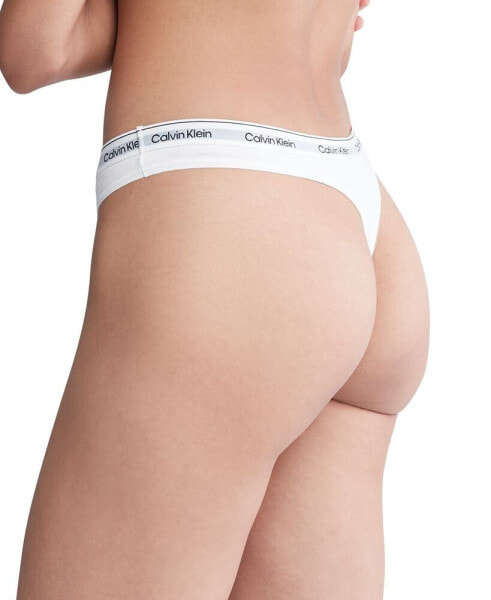 Women's Modern Logo Low-Rise Thong Underwear QD5043