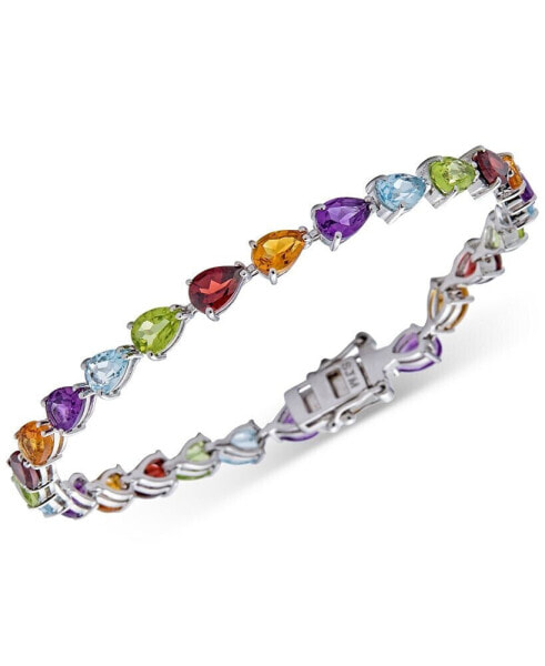 Браслет Macy's Multi-Gemstone Pear Tennis.