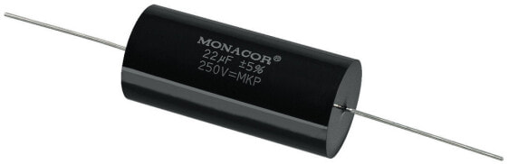 MONACOR MKPA-220 - Black - Film - Cylindrical - 22000 nF - 250 V - 61 mm