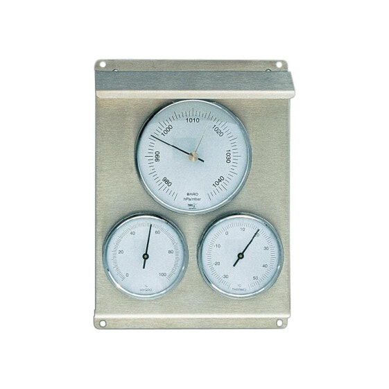 TFA 20.2010.60 - Metallic - Outdoor barometer - Outdoor hygrometer - Outdoor thermometer - Barometer - Hygrometer - Thermometer - Barometer - Hygrometer - Thermometer - Stainless steel - 970 - 1050 kPa