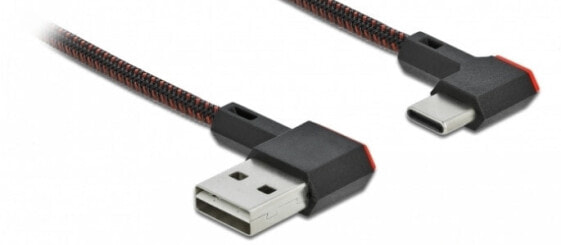Кабель USB 2.0 Delock EASY-USB мужской Type-A - мужской USB Type-C™ 0,5 м черный
