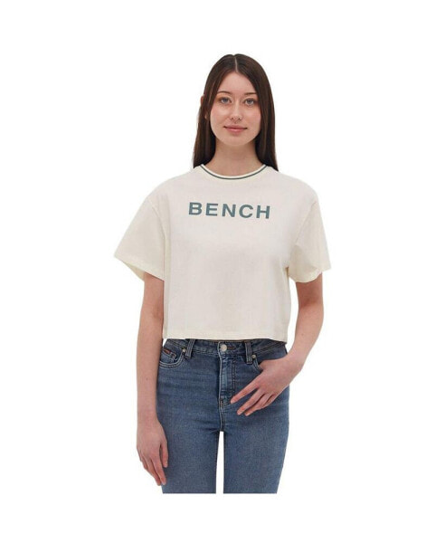 Футболка женская с логотипом на груди Bench DNA Iola