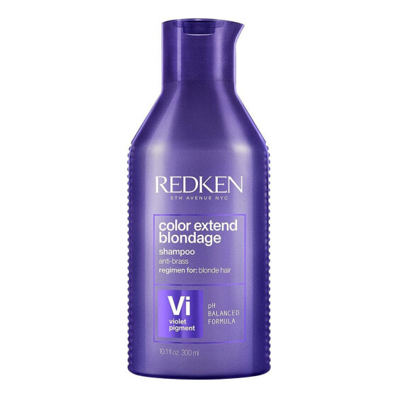 Redken Color Extend Blondage Shampoo Оттеночный шампунь с фиолетовыми пигментами для светлых волос, нейтрализующий желтизну