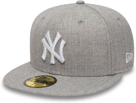 New Era - MLB New York Yankees Basic Heather Fitted Cap - Grey