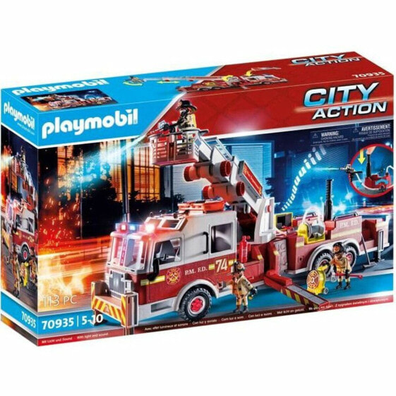 Игровой набор Playmobil Fire Truck with Ladder 70935 City Action (Городская акция)