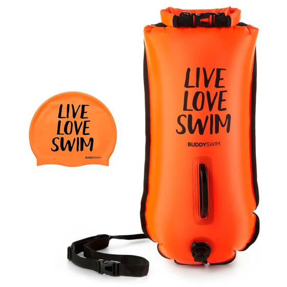 Поплавок для открытой воды BUDDYSWIM Live Love Swim Buoy 28L