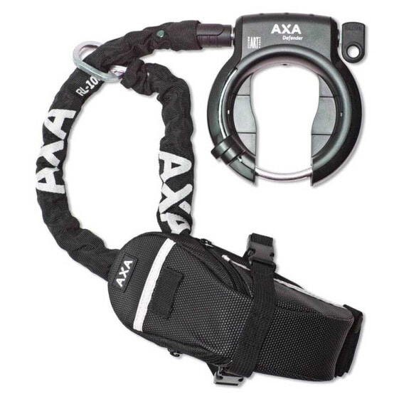 AXA Defender Frame RL 100 With Chain+Bag Padlock