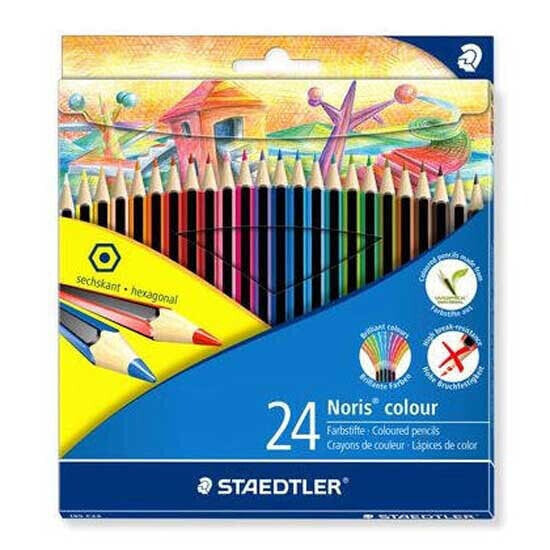 Цветные карандаши STAEDTLER Набор NORIS Colour 185 24 шт