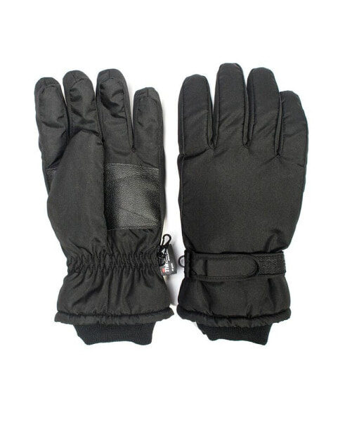 Men's Unisex Waterproof Thinsulate Gloves, Black, Large