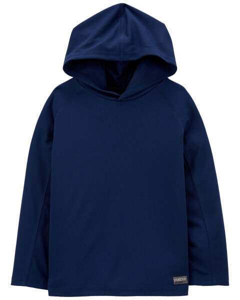 Kid Hooded Pullover in Moisture Wicking Active Jersey 14