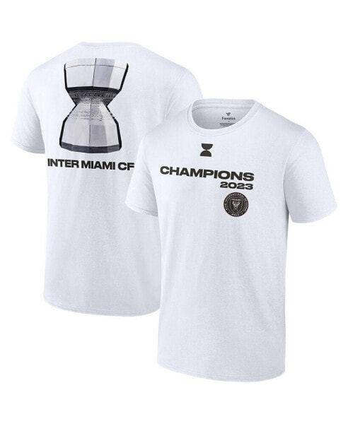 Men's White Inter Miami CF 2023 Leagues Cup Champions Locker Room T-shirt