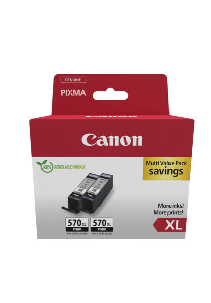 Canon PGI-570XL Ink Cartridge BK TWIN - Ink Cartridge